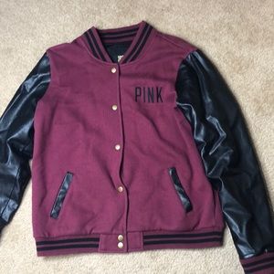 Pink varsity Jacket